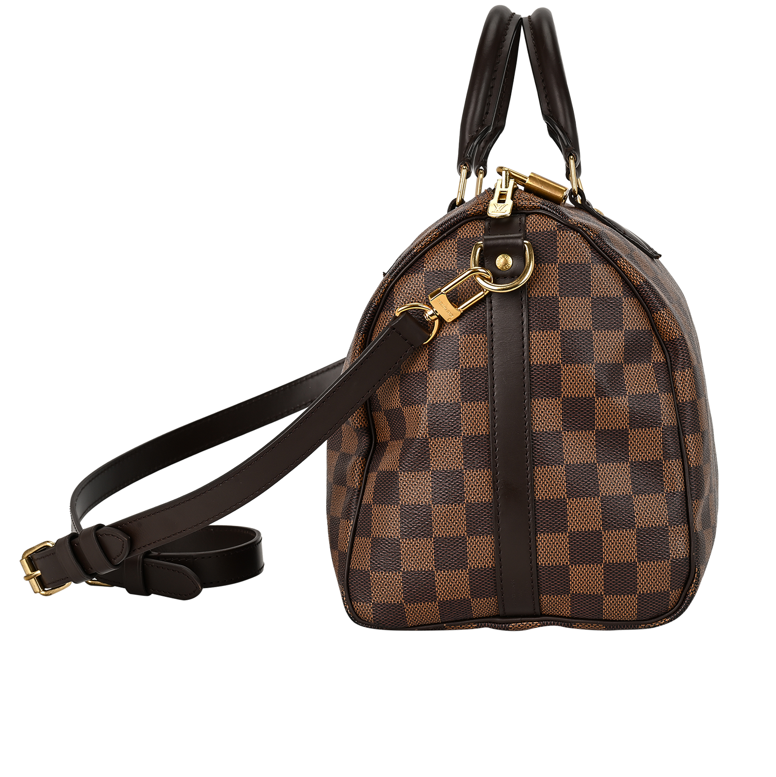 Speedy 30 Bandouliere, &pound;950, Handbags, Brown, Canvas, Side view
